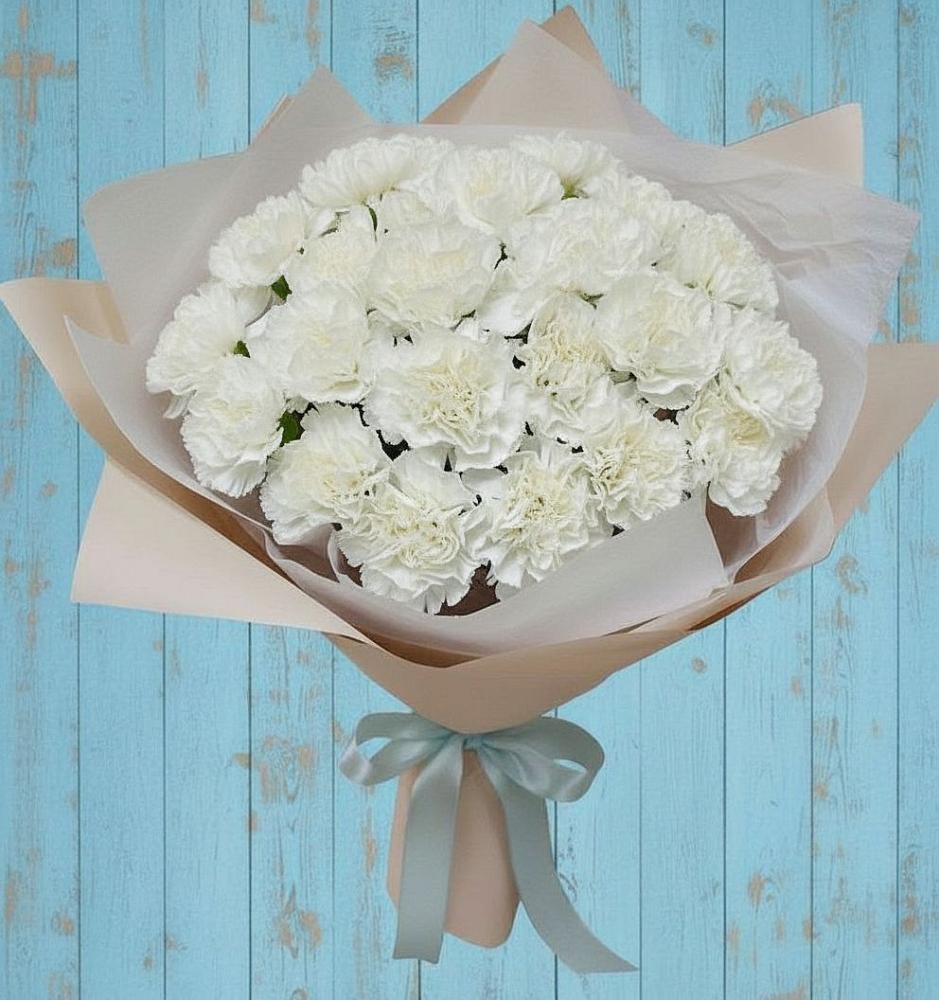 Букет цветов из: Гвоздики в Дрезне