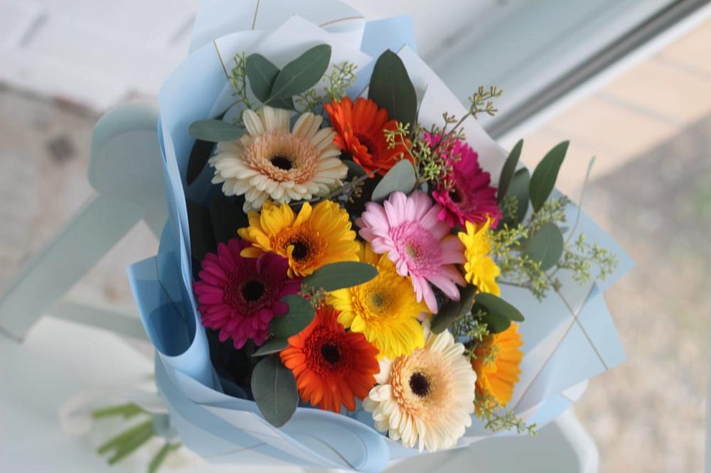 Букет цветов из: Герберы в Дрезне