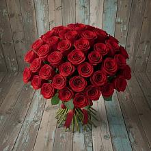 Букет 55 Красных роз Фридом #REPLACE_PRED# Дрезне