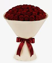 Букет 101 Бордовая роза Блэк Бакарра в Дрезне
