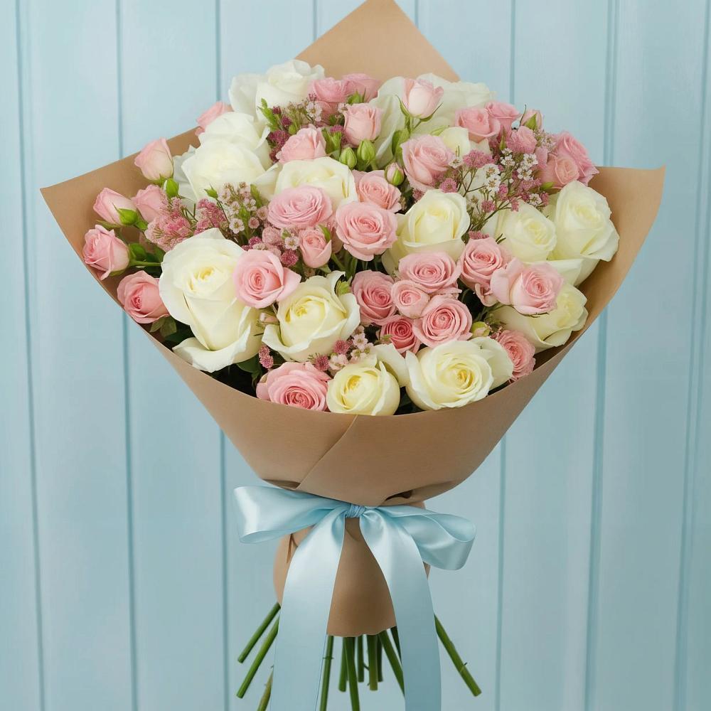 Букет цветов из: Розы в Дрезне