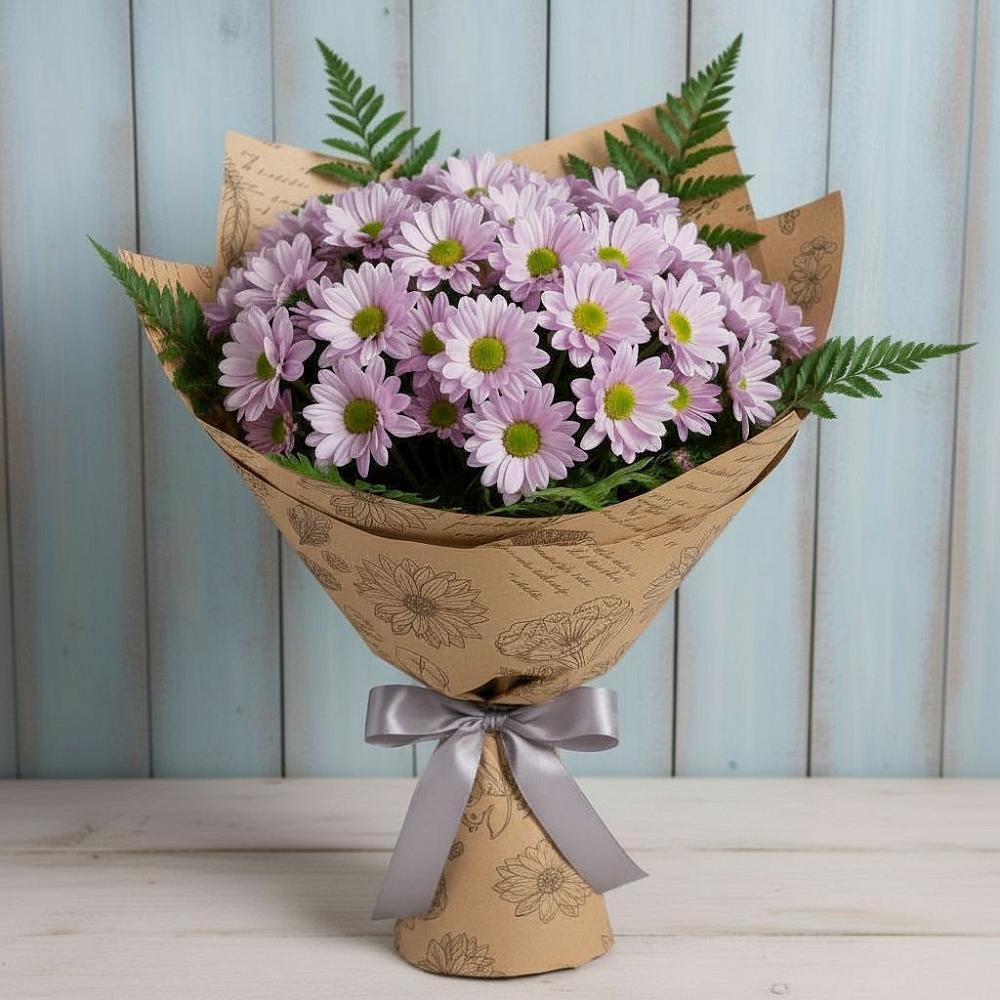 Букет цветов из: Хризантемы в Дрезне