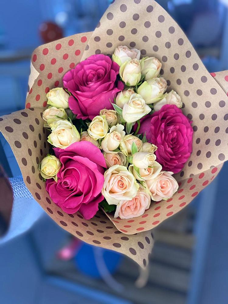 Букет цветов из: Розы в Дрезне