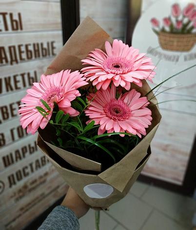 Букет цветов из: Герберы в Дрезне
