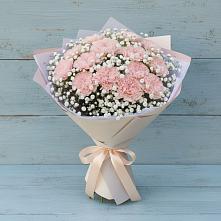 Букет цветов из:  Гвоздики в Дрезне