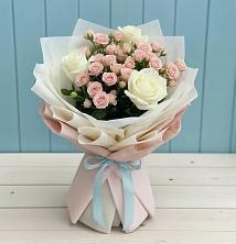 Букет цветов из:  Розы в Дрезне