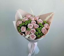 Букет цветов из:  Розы и Хризантемы #REPLACE_PRED# Дрезне