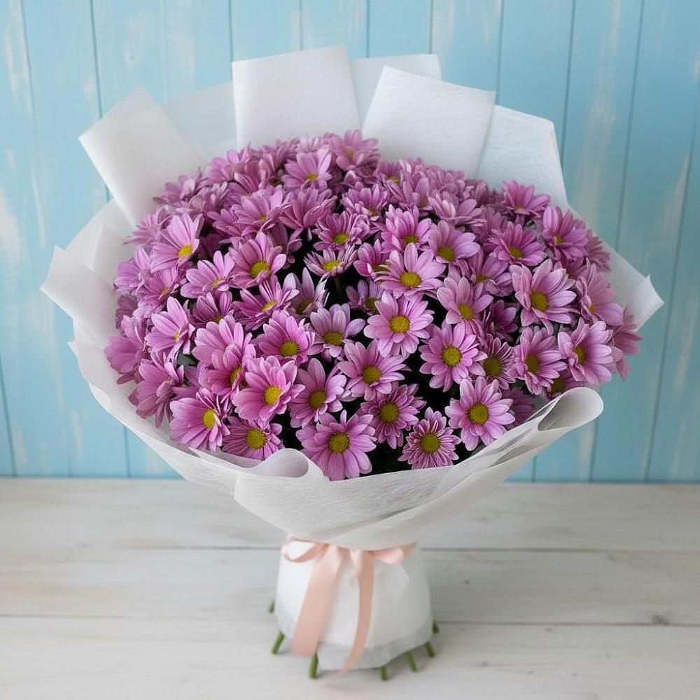 Букет цветов из: Хризантемы в Дрезне