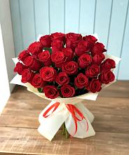 Букет 29 Красных роз в Дрезне