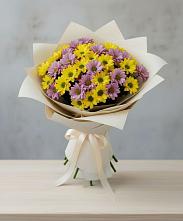 Букет цветов из:  Хризантемы в Дрезне