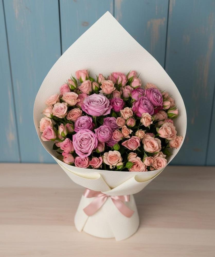 Букет цветов из: Розы в Дрезне