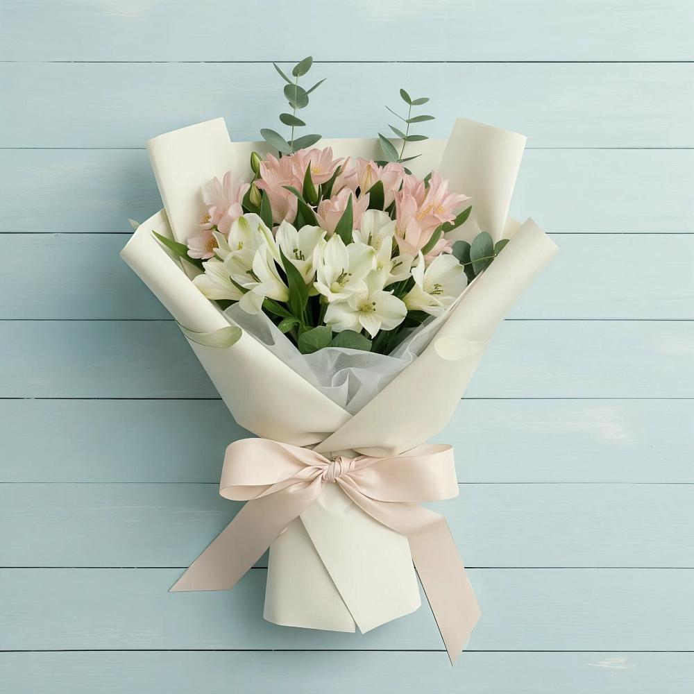 Букет цветов из: Альстромерии в Дрезне