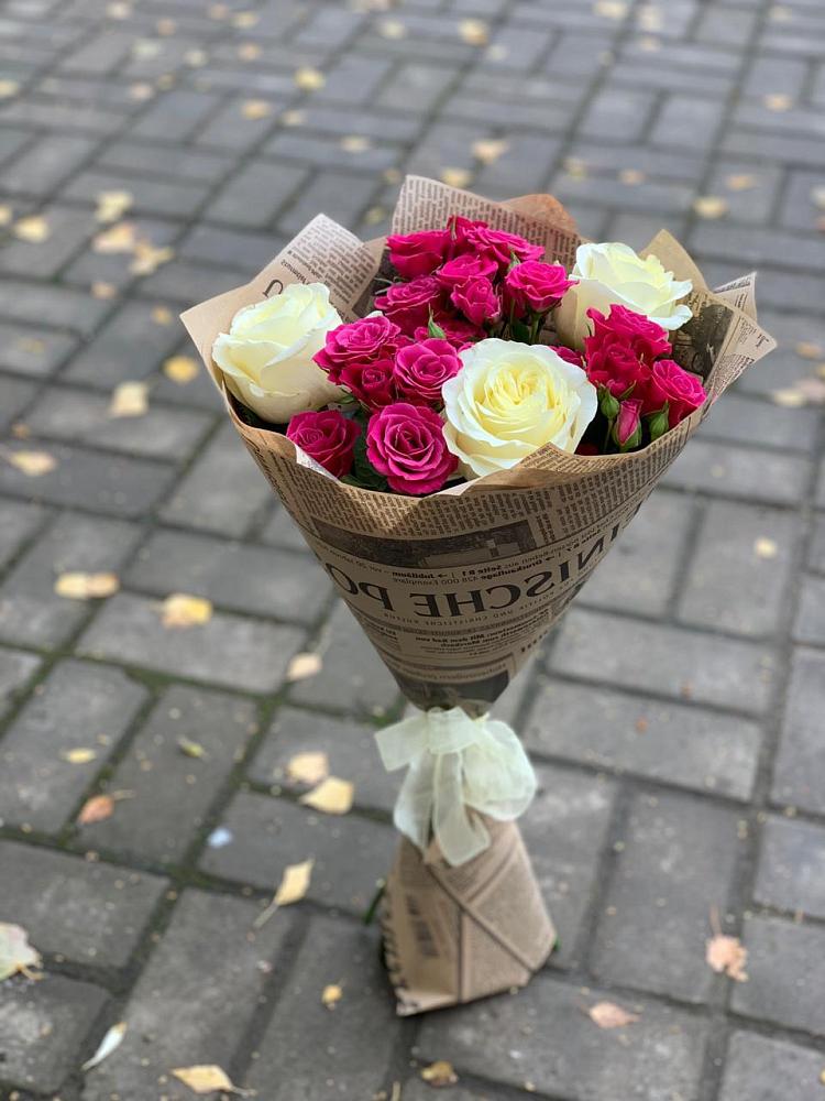 Букет цветов из: Розы в Дрезне