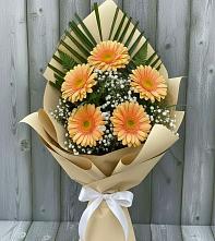 Букет цветов из:  Герберы #REPLACE_PRED# Дрезне