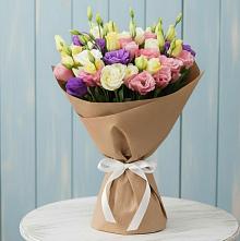 Букет цветов из:  Лизиантусы в Дрезне