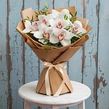Букет цветов из:  Орхидеи и Розы #REPLACE_PRED# Дрезне